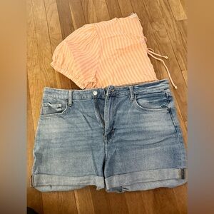 H&M Denim Blue Women's Shorts